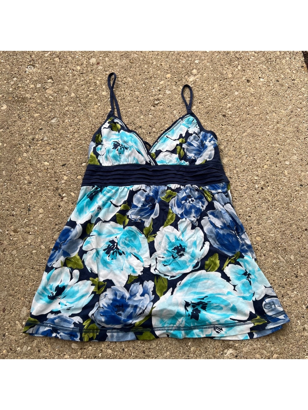 Vintage Y2K floral gilly hicks baby doll tank top
